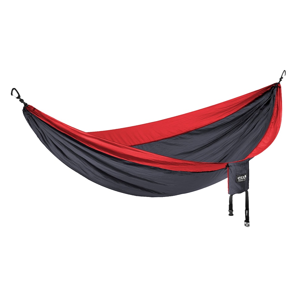 image 1 of SingleNest Hammock - Lightweight Durable Portable Camping Hammock | Red | Red | Single | 1