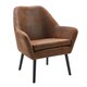 image 1 of Teamson Home Divano Mid Century Aged Fabric Chair, Brown