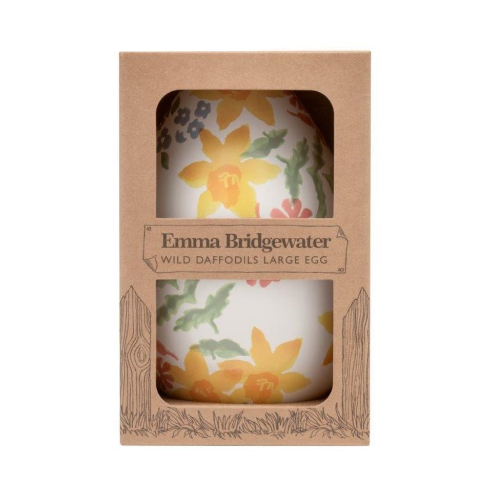 Tin Egg: Emma Bridgewater Wild Daffodils Large Egg