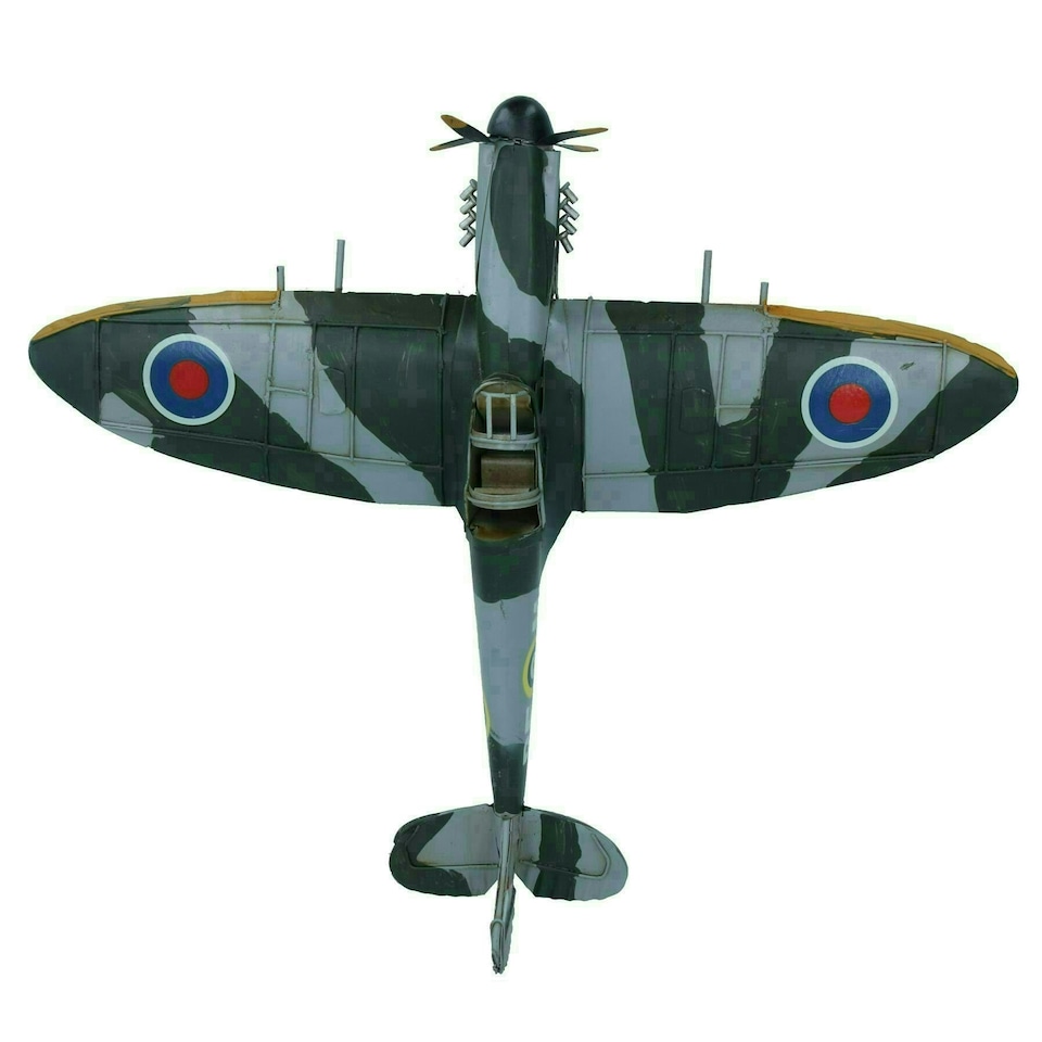 image 1 of Quality Historical Metal Vintage Fighter Plane Metal Model Replica Ornament Gift