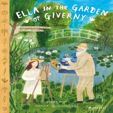 Ella In The Garden Of Giverny