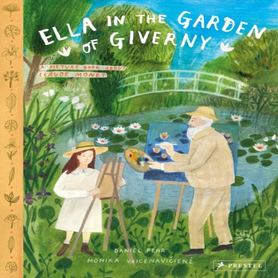 Ella In The Garden Of Giverny