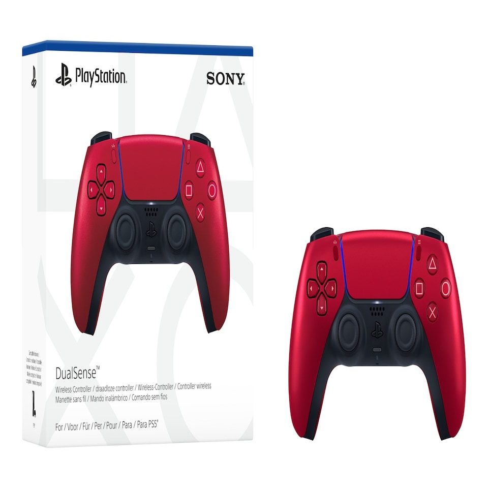 image 1 of Sony DualSense Red Bluetooth Gamepad Analogue / Digital PlayStation 5 - Volcanic Red -1000038837 - P5AEJSSNY57682