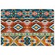 image 1 of colorful pattern in tribal style (Rug) Multi | Large: 140x200cm