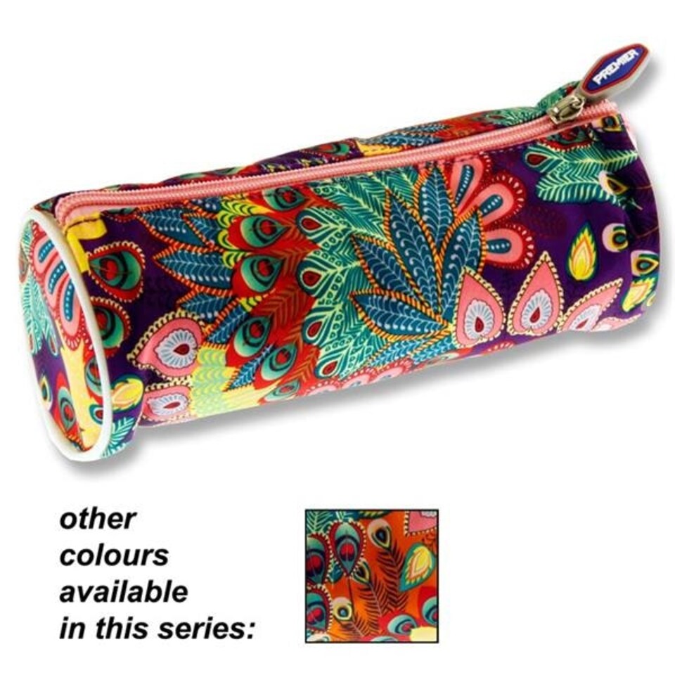 image 1 of Flower Design Round Pencil Case by Premier