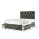 image 1 of Neptune Spring Charcoal Chenille 2 Drawer Divan Set And Lona Headboard Double
