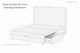 image 5 of Sloomy Mayfair Sand Naples Divan Bed Base 4 Drawers With 54 Inch Floor Standing Headboard | Cream | Sand | Small Double | 1