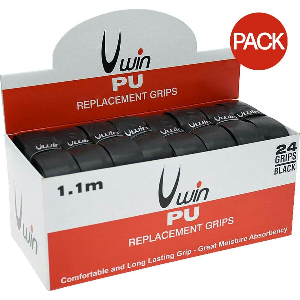 Uwin Grip Tape (Pack of 24) - Black - One Size