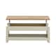 image 2 of Lisbon Lift Up Coffee Table Cream & Oak