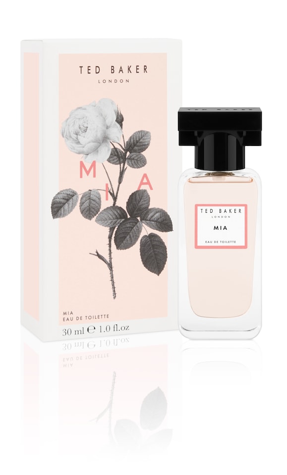 image 1 of DECON -  Ted Baker Floret Mia EDT, citrus, sweet raspberry and rose top notes with patchouli and amber base notes, glass bottle, Mia fragrance, 30ml | Black | Multi