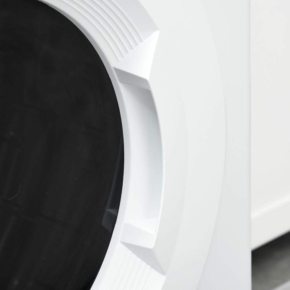 image 1 of HOMCOM 6kg Vented Tumble Dryer, Freestanding, Wall Mounted, Stackable, Portable Dryer with 7 Programmers, White