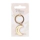image 3 of Something Different Moon Phases Enamel Keyring - Gold - One Size