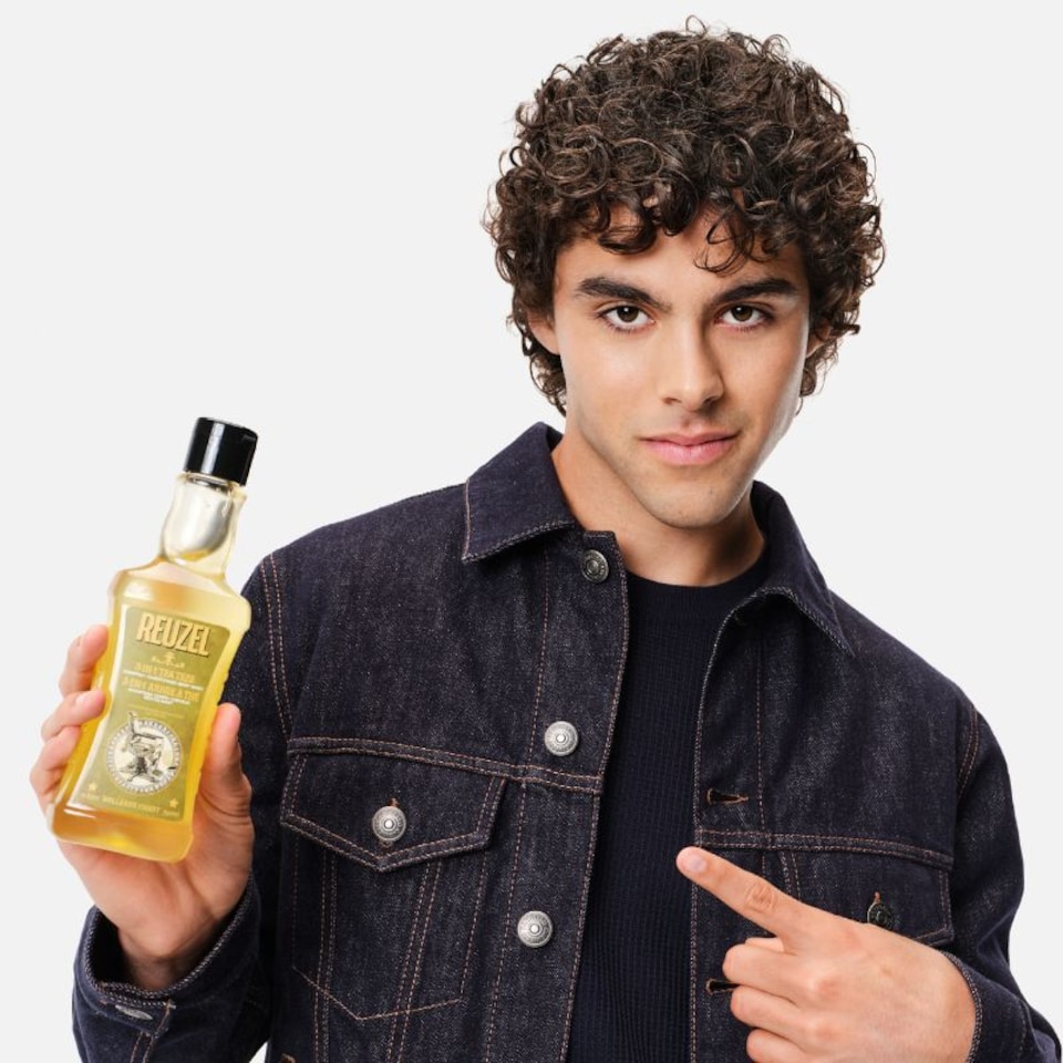 image 1 of Reuzel 3In1 Tea Tree Shampoo Cleanses Hair and Body Soothes and Moisturizes Your Skin and Is Ideal for Overall Scalp Care Rinses Clean and Can Be Used Daily Vegan Formula 350 ml