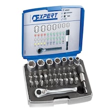 Expert 1/4In Bit Socket + Accessory Set 39 Piece