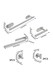 image 2 of Living and Home 8Pcs 304 Stainless Steel Bathroom Accessories Set, Silver | Silver