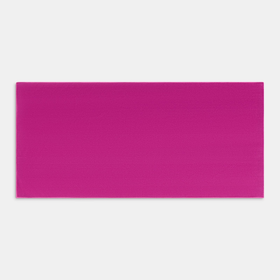 image 1 of OHS Plain Microfibre Quick Dry Beach Towel Bathroom | Purple | Magenta | One size