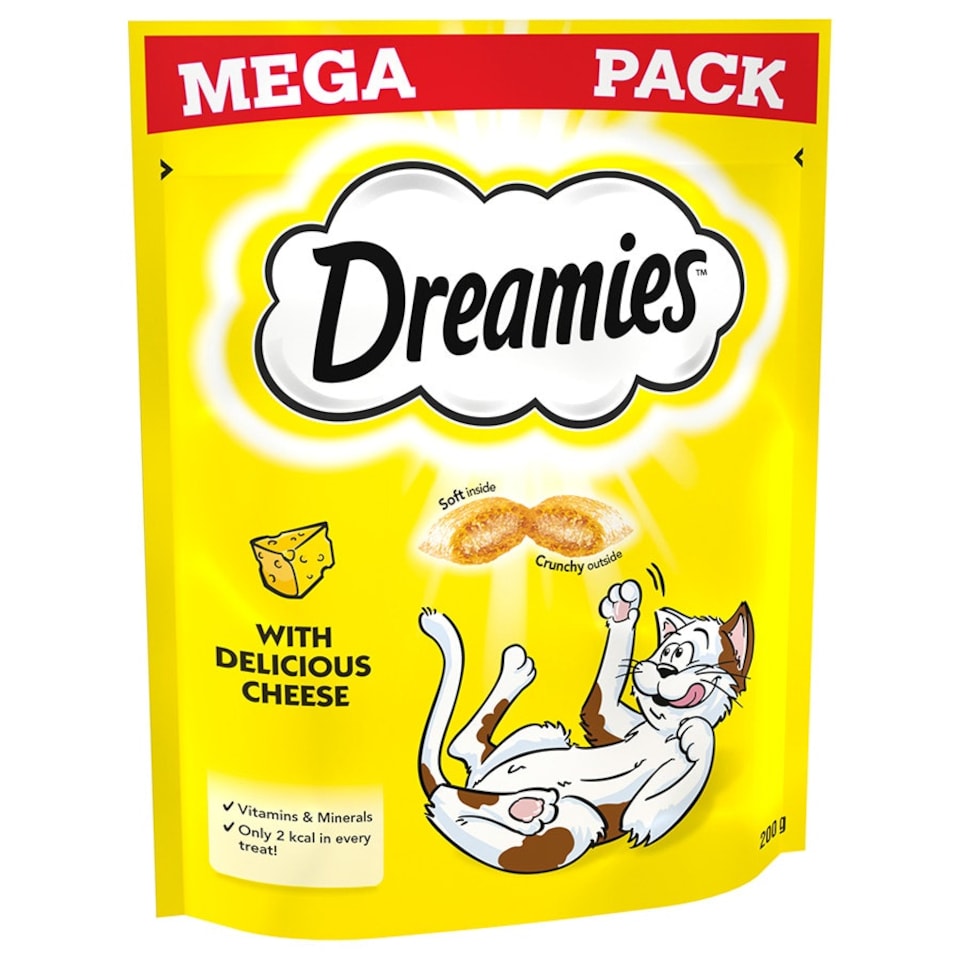 image 1 of Dreamies Cat Treats With Cheese Mega Pack 6 x 200g