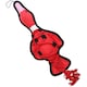 image 3 of Red Cross Tug Rope Duck Doy Play Toy With Squeak 40x18x6cm