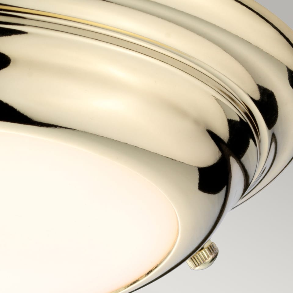 image 1 of Welland 1 Light Mini LED Flush Light - Polished Brass