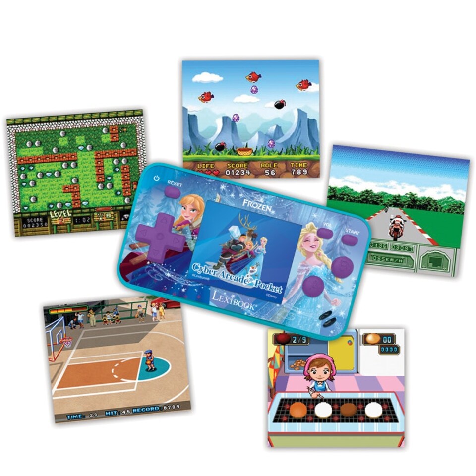 image 1 of Lexibook JL1895FZ Handheld Console Mini Cyber Arcade 150 Games Including Frozen