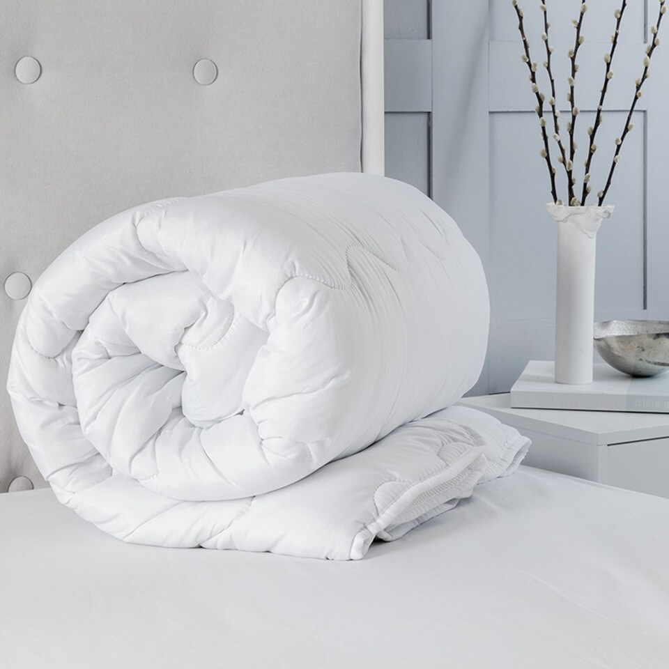 image 1 of Dual Layer 3cm Mattress Topper Air Flow Hypo Allergenic Soft Touch Bedding White | Small Single