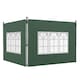 image 1 of Outsunny Gazebo Side Panels for 3x3(m) or 3x4m Pop Up Gazebo, 2 Pack, Black