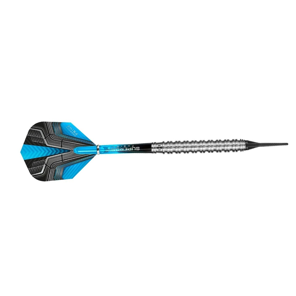image 1 of Harrows Revere Tungsten Darts (Pack of 3) - Silver/Black/Blue - 26g