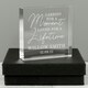 image 3 of Personalised Carried for a Moment Crystal Token Clear | One Size