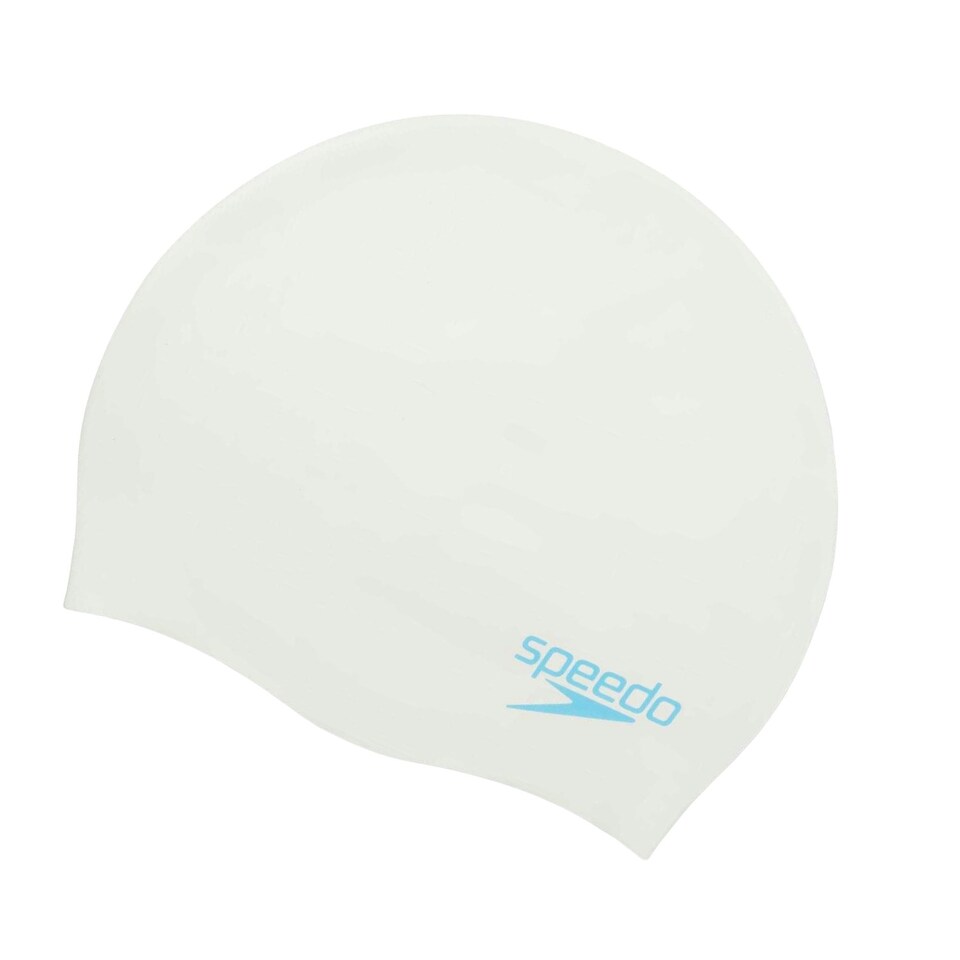 Speedo Childrens/Kids Silicone Swimming Cap - White - One Size
