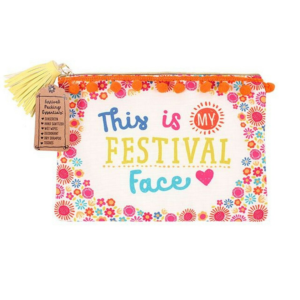 Something Different Festival Face Make Up Pouch - Multicoloured - One Size
