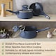 image 4 of Cermalon Blue 5 Piece Non Stick Cookware Set