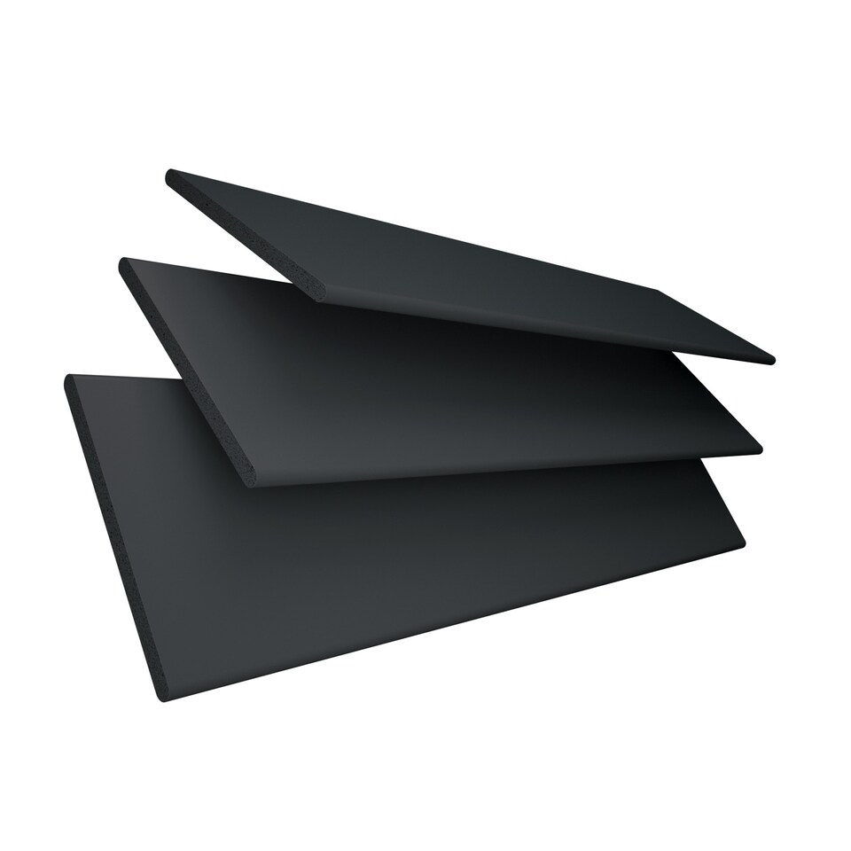 image 1 of 110cm Slate Smooth Finish Faux Wood Venetian Blinds with Strings  (120cm Drop) | Grey | Grey