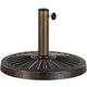 image 1 of Yaheetech 46 cm Outdoor Patio Heavy Duty Market Umbrella Base Stand Bronze