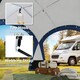 image 6 of Outsunny Dome Tent for 6-8 Person Camping Tent w/ Zipped Mesh Doors Lamp Hook