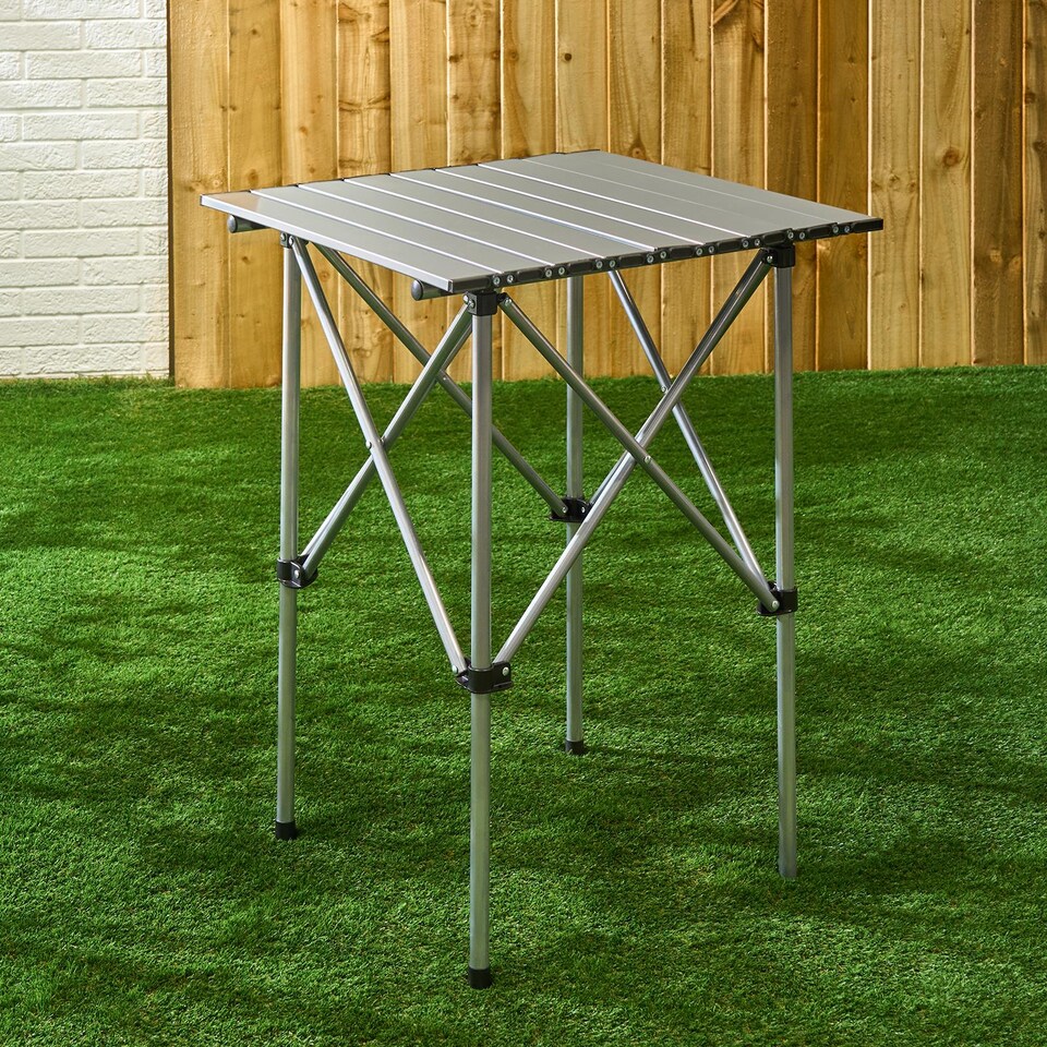 image 1 of OHS Folding Camping Table Lightweight Portable Garden Picnic Desk