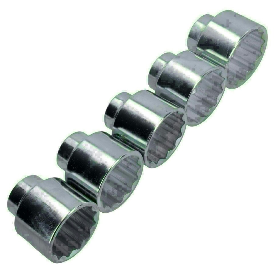 image 1 of 3/4" Drive Shallow Sockets Metric Set 55mm - 70mm 5pc Bi-Hex TE537