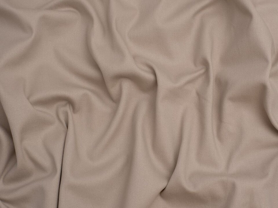 Minerva Core Range Beige Brushed Stretch Woven Cotton Twill Fabric for Dressmaking, 145cm / 57" Wide - per metre