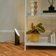 image 1 of ValueLights Uplighter Brushed Silver Floor Lamp and GU10 Spotlight LED 5W Warm White 3000K Bulb Chrome