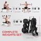image 3 of SPORTNOW 36KG Hex Dumbbell Set with Dumbbell Rack, Rubber Coated Weights