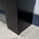 image 5 of JSH Radiator Cover Black Horizontal Slat Wood MDF - Large - 152cm (W) x 81.5cm (H) x 19cm (D) | Black