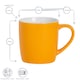 image 3 of Argon Tableware Coloured Coffee Mugs - 350ml - Yellow - Pack of 2 | Yellow | Yellow | 2