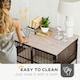 image 6 of PawHut 80cm Dog Crate Furniture Dog Cage End Table Indoor w/ Doors, Cushion