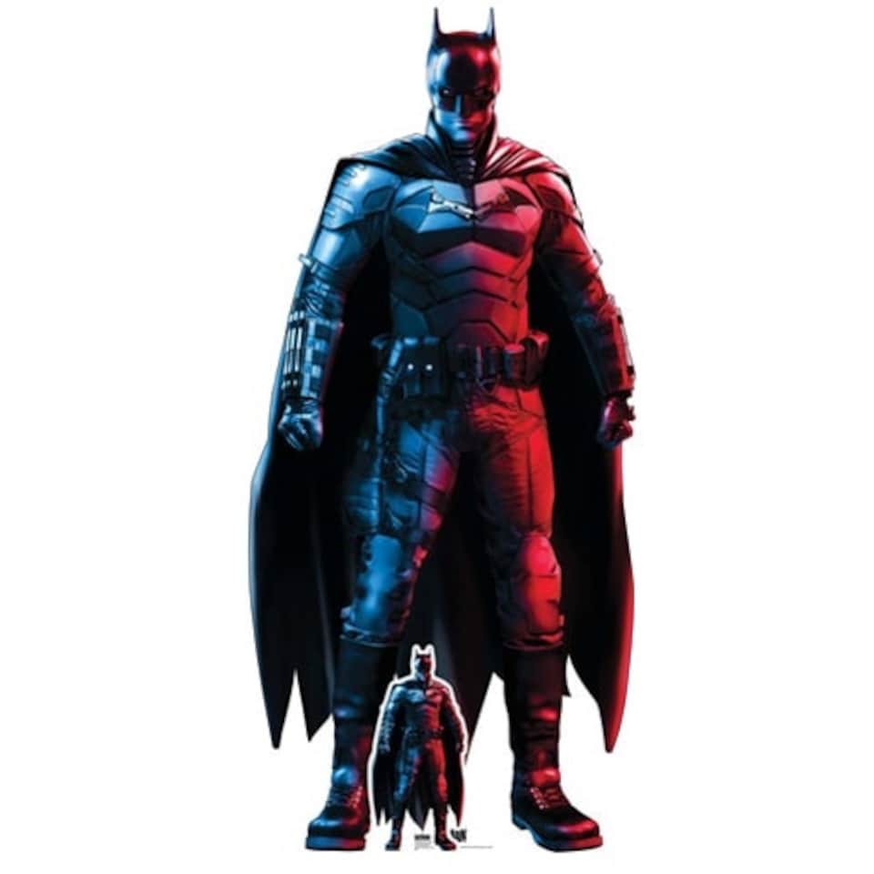 The Batman Robert Pattinson Red & Blue Lifesize Cardboard Cutout 195cm