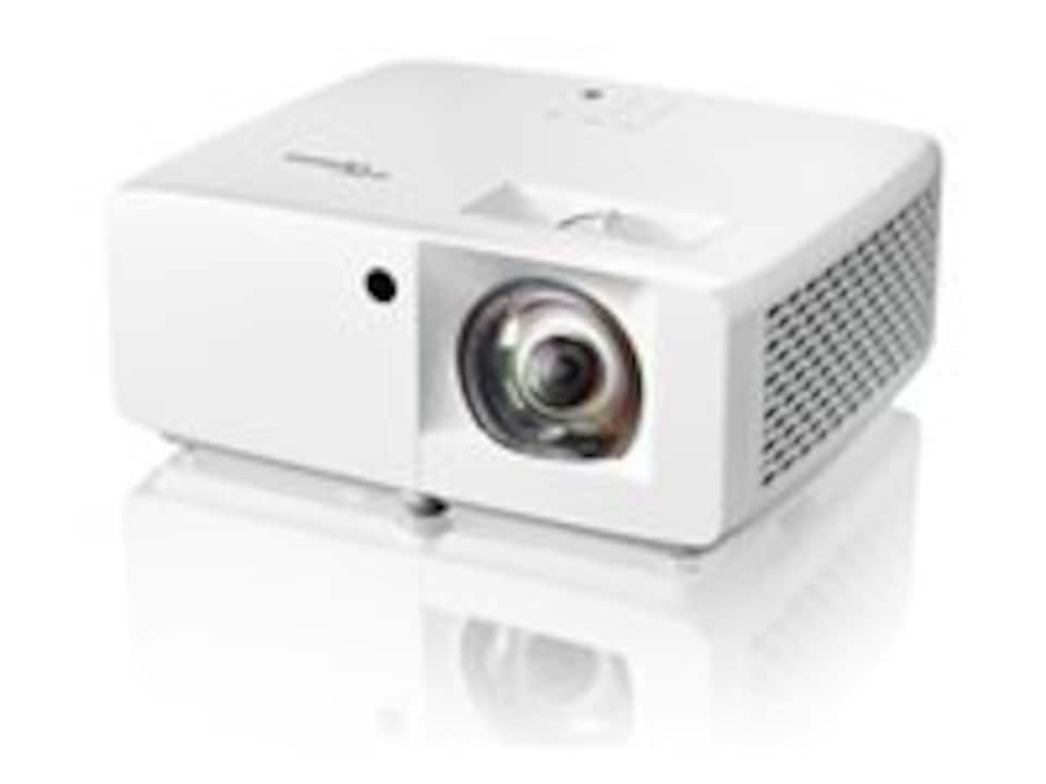 Optoma ZW350ST - DLP projector - laser - portable - 3D - 3600 lumens - WXGA (1280 x 800) - 16:9 - short-throw fixed lens