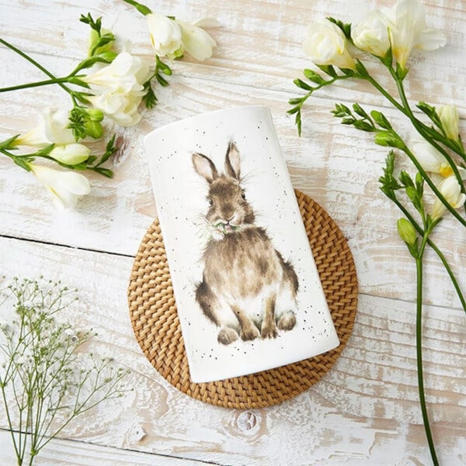 image 1 of Wrendale Designs 'Daisy' Rabbit Vase