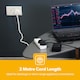 image 3 of GEEPAS 3 Gang Extension Lead With Neon Light, 2m cable