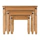 image 3 of Corona Nest of Tables - L43.5 x W66 x H53.5 cm - Distressed Waxed Pine