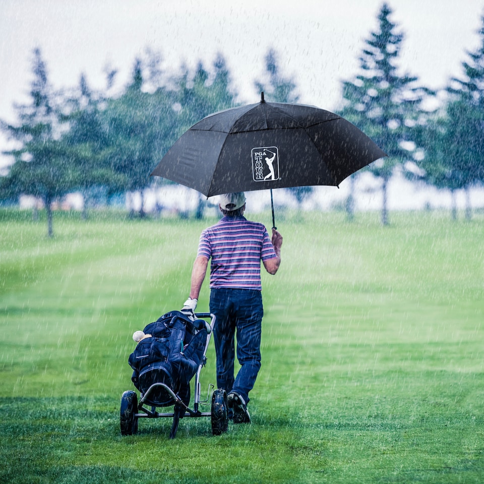 image 1 of Golf Umbrella Windproof Black
