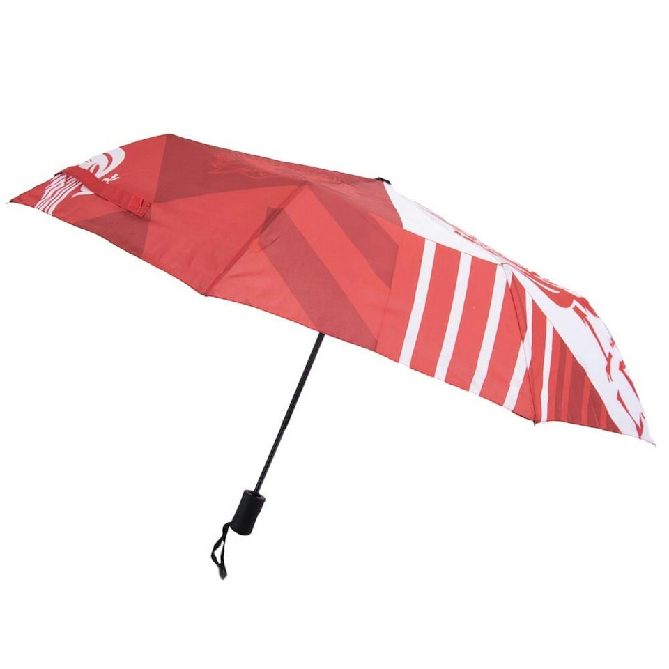 image 1 of Liverpool FC Folding Umbrella - Red/White - One Size | Multi