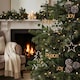 image 2 of Homescapes Set of 12 Gold and Silver Christmas Tree Decorations